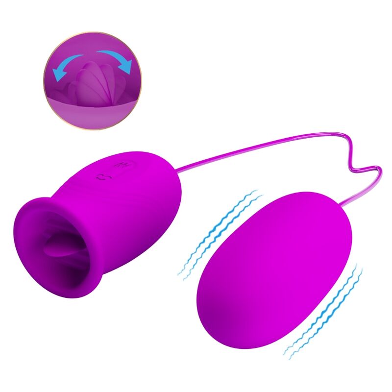 PRETTY LOVE - DAISY OU DUAL VIBRADOR RECARREGABLE MORAT