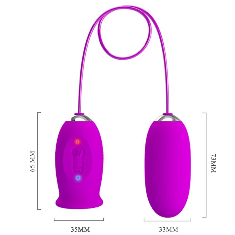 PRETTY LOVE - DAISY OU DUAL VIBRADOR RECARREGABLE MORAT
