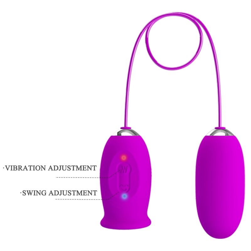 PRETTY LOVE - DAISY OU DUAL VIBRADOR RECARREGABLE MORAT