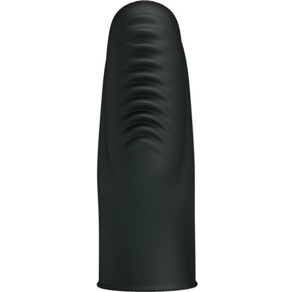 Dedal con vibración Stanford de PRETTY LOVE FLIRTATION en color negro, diseñado para placer y estimulación íntima.