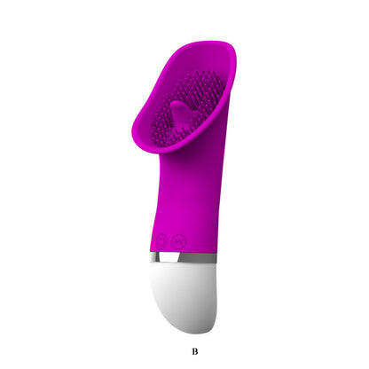 Estimulador de clítoris PRETTY LOVE FLIRTATION Rudolf, diseño ergonómico y discreto, en color rosa suave.