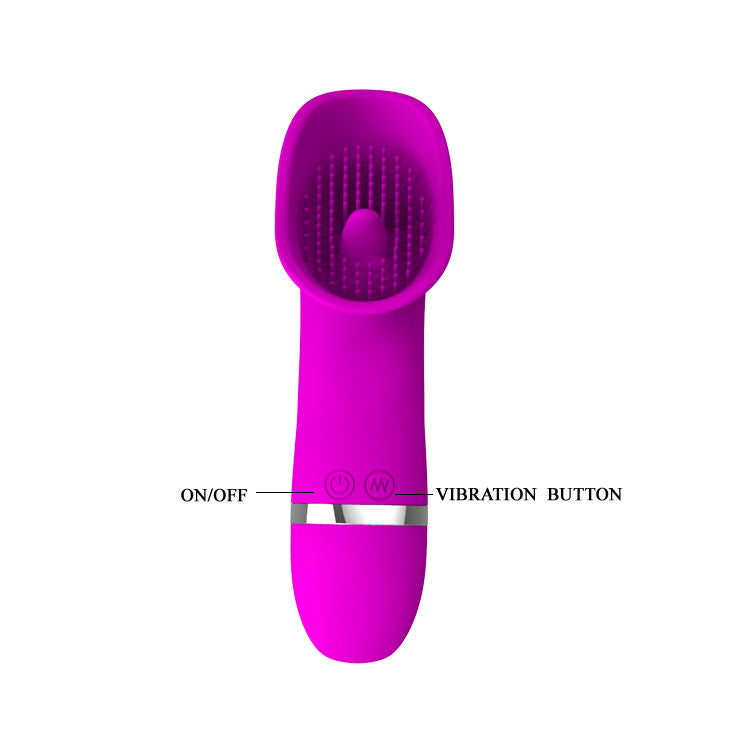 Estimulador de clítoris Pretty Love Flirtation Rudolf, con diseño compacto y suave para placer sensorial.