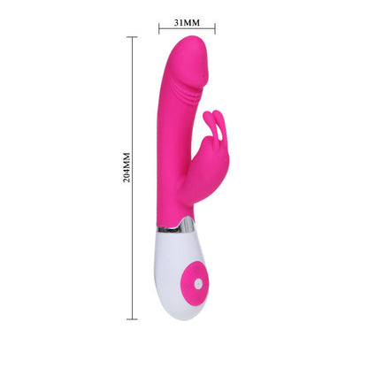 Pretty Love Flirtation Gene voice-activated vibrator with sleek design and vibrant color displayed on a neutral background.