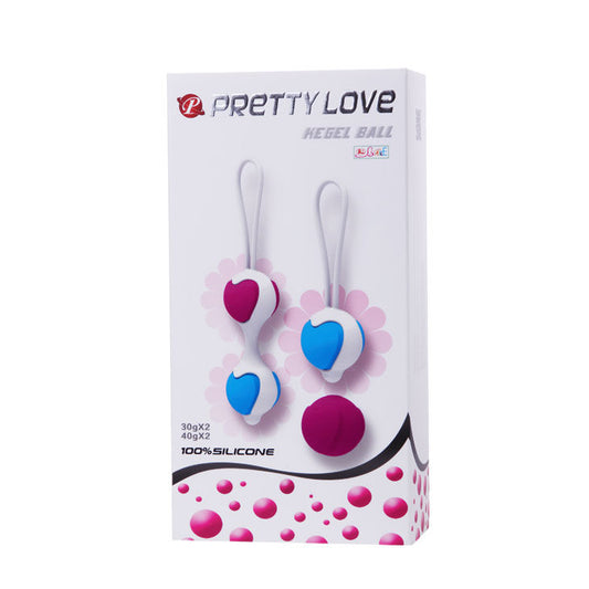 Pretty Love Flirtation Hegel Ball in vibrant color, showcasing a sleek design and textured surface for enhanced pleasure.