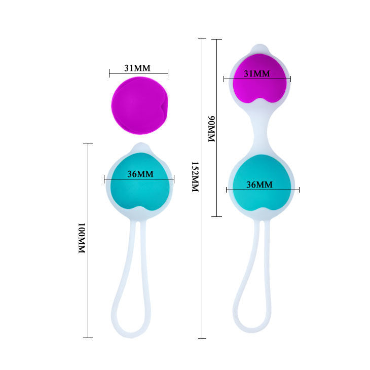Pretty Love Flirtation Hegel Ball in vibrant color, showcasing its smooth, ergonomic design for enhanced pleasure.