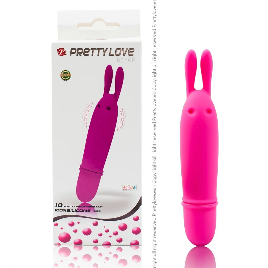 Masajeador estimulador Boyce de PRETTY LOVE FLIRTATION, diseño compacto y ergonómico, con superficie texturizada para placer y relajación.