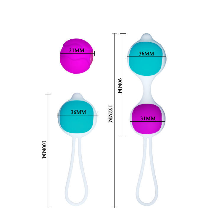 Pretty Love Flirtation Orgasmic Ball Deluxe in a sleek design, showcasing a smooth texture and vibrant color.