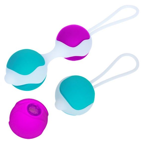 Pretty Love Flirtation Orgasmic Ball Deluxe in vibrant purple with a sleek design and textured surface for enhanced pleasure.