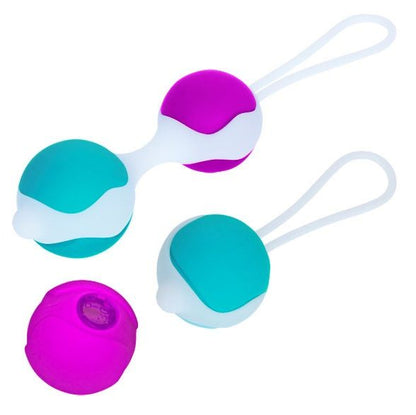 Pretty Love Flirtation Orgasmic Ball Deluxe in vibrant purple with a sleek design and textured surface for enhanced pleasure.