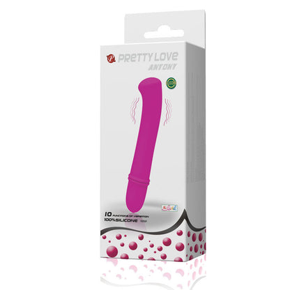 Pretty Love Flirtation Antony vibrator in a sleek design, showcasing its curves and features for intimate pleasure.
