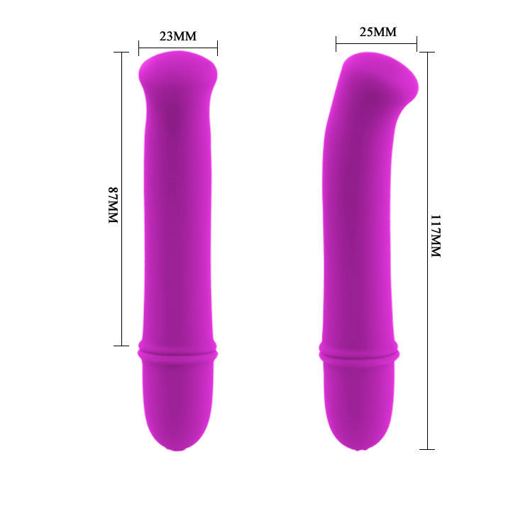 Pretty Love Flirtation Antony vibrator in a sleek design with curved shape and vibrant color, showcasing its smooth texture.