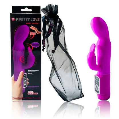Vibrador cuerpo a cuerpo PRETTY LOVE FLIRTATION, diseño elegante y suave para placer íntimo, en color discreto y moderno.