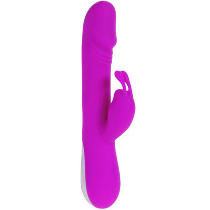 Pretty Love Flirtation Robert vibrator with clitoral stimulator, featuring a sleek design and ergonomic shape.