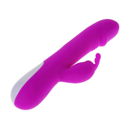 Pretty Love Flirtation Robert vibrator with clitoral stimulator in a sleek design, showcasing its vibrant color and form.