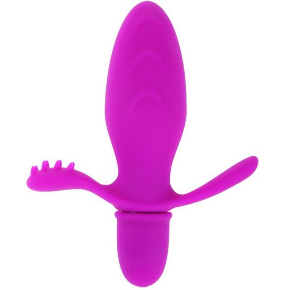 Vibrador Pretty Love Flirtation Fitch en color rosa, con diseño ergonómico y suave para estimulación íntima.