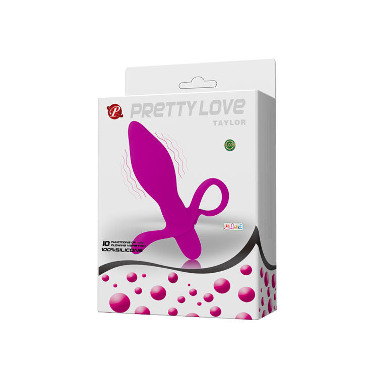 Vibrador Taylor de la línea Pretty Love Flirtation, diseño elegante y compacto para placer íntimo, en color rosa suave.