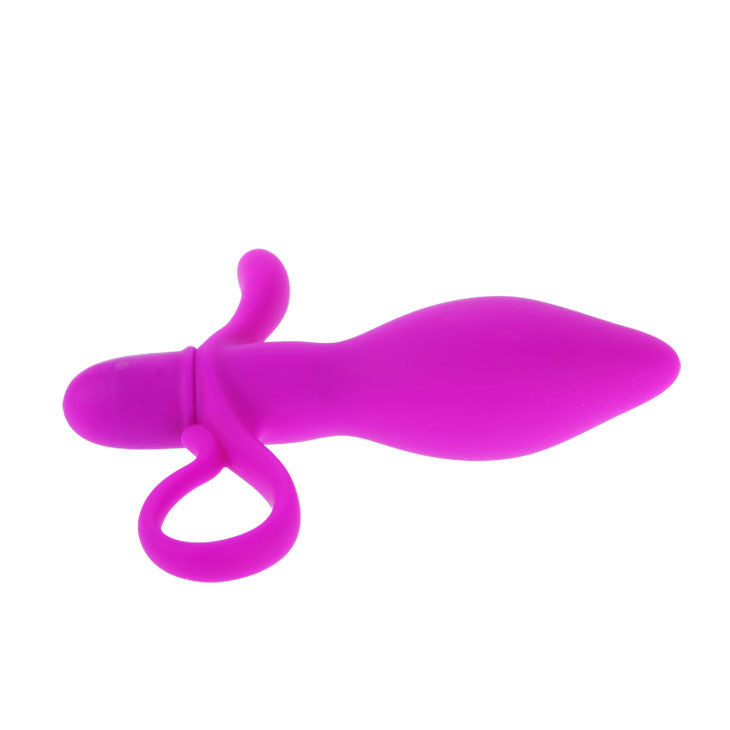 Vibrador Taylor de la marca Pretty Love Flirtation, con forma ergonómica y texturizada para placer, en color rosa suave.