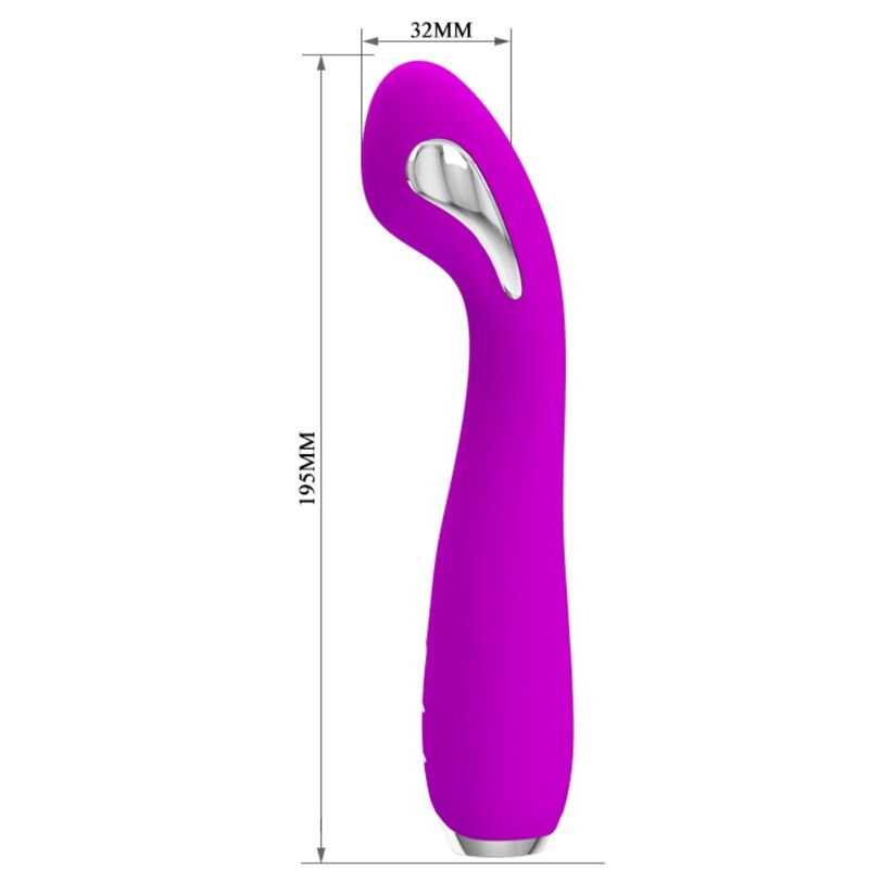 PRETTY LOVE - HECTOR VIBRADOR ELECTROSHOCK RECARREGABLE &amp; IMPERMEABLE MORAT