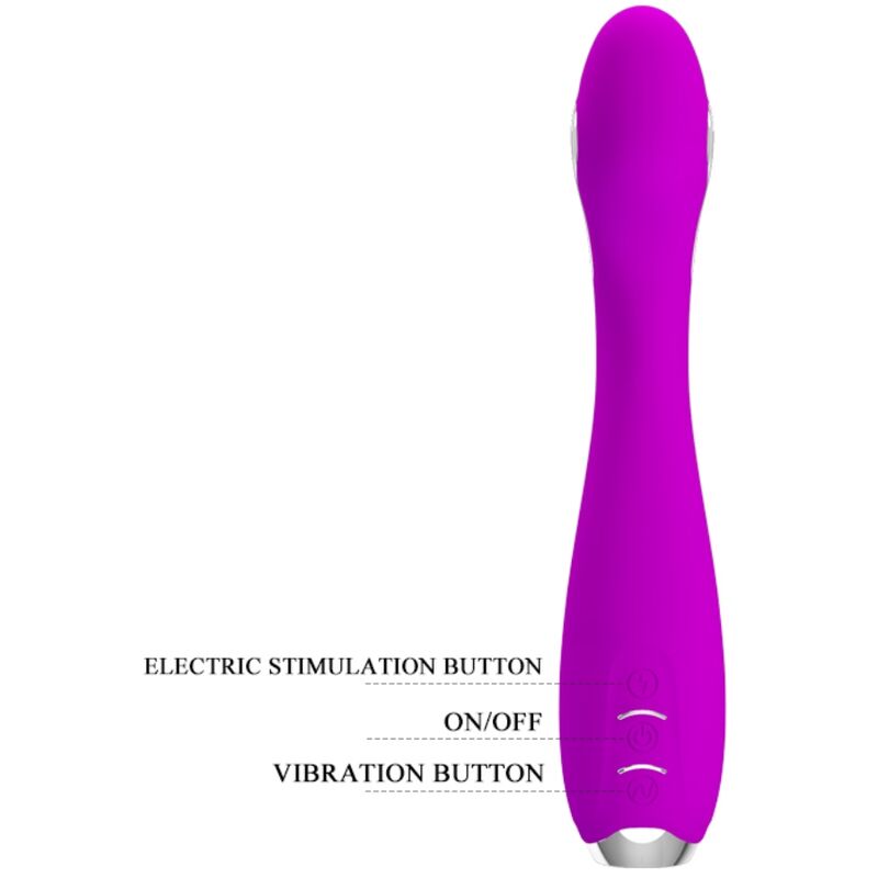 PRETTY LOVE - HECTOR VIBRADOR ELECTROSHOCK RECARREGABLE &amp; IMPERMEABLE MORAT