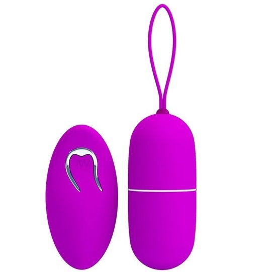 Huevo vibrador PRETTY LOVE ARVIN con control remoto, en color rosa, con diseño ergonómico y funciones de vibración, marca PRETTY LOVE FLIRTATION.