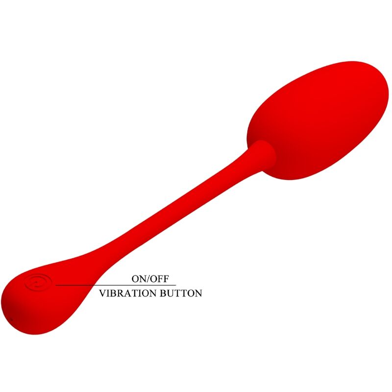 PRETTY LOVE - KNUCKER OU VIBRADOR RECARREGABLE VERMELL