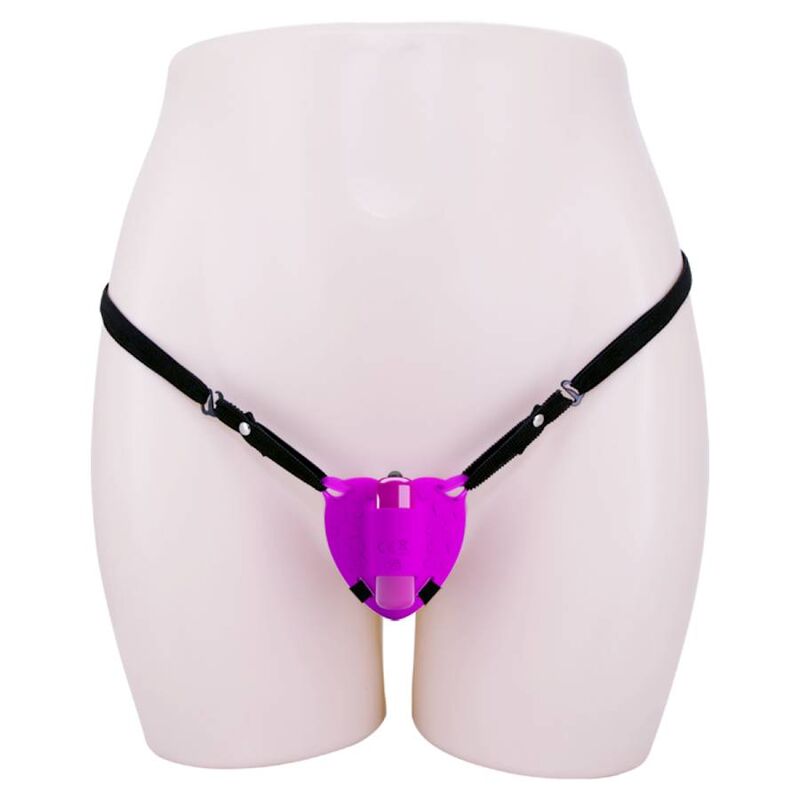 Masajeador de clítoris Pretty Love Heartbeat en color morado, con 10 modos de vibración, de la marca Pretty Love Flirtation.