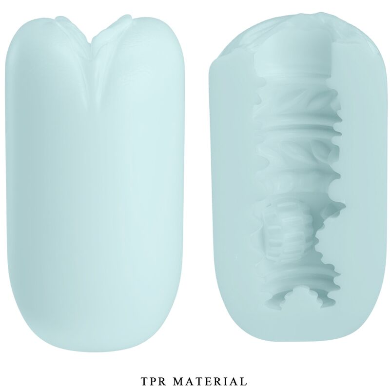 Blue Pretty Love Masha male masturbation toy with textured interior, designed for enhanced pleasure and realistic sensation.