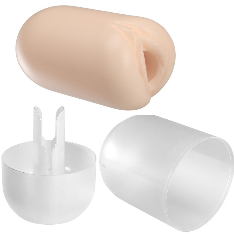 Masturbador masculino natural de la marca PRETTY LOVE FLIRTATION, con textura realista para placer y comodidad.