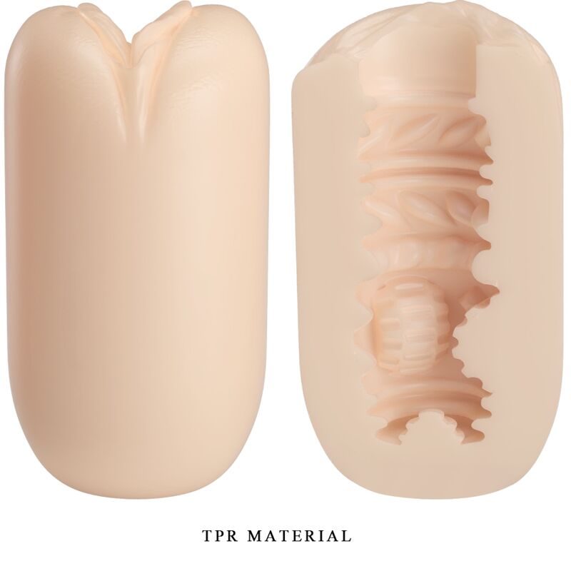 Masturbador masculino natural de la marca PRETTY LOVE FLIRTATION, con diseño realista y textura suave para placer.