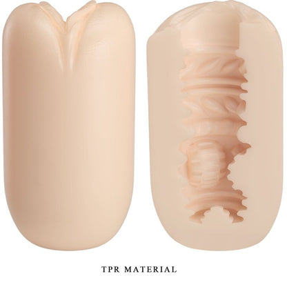 Masturbador masculino natural de la marca PRETTY LOVE FLIRTATION, con diseño realista y textura suave para placer.