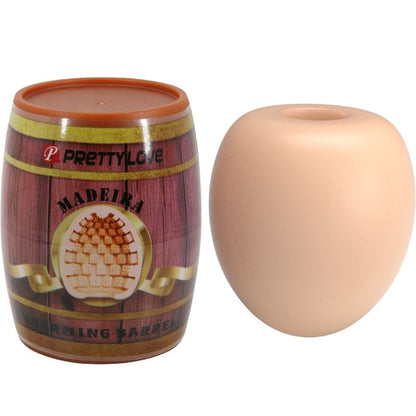 Masturbador masculino en forma de huevo natural de la marca Pretty Love Flirtation, modelo 2, con detalles realistas para uso íntimo.
