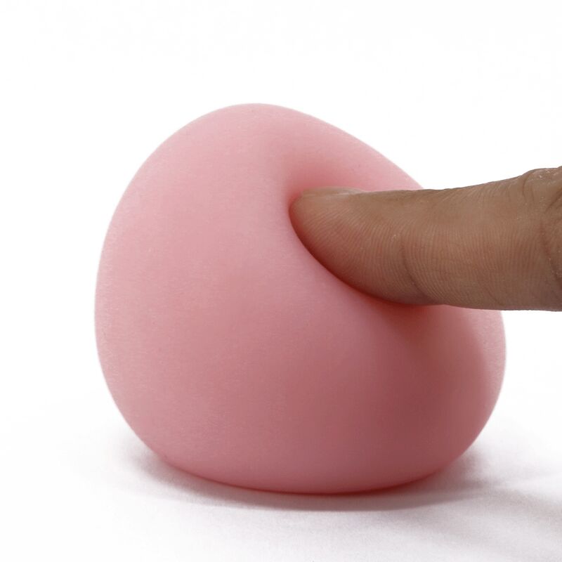Masturbador masculino Pretty Love Flirtation en forma de huevo rosa, con textura interior para mayor placer.