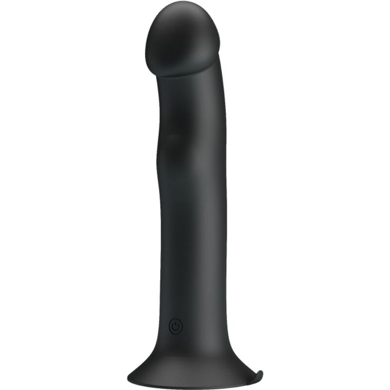 Vibrador y succionador de clítoris PRETTY LOVE Murray, en color negro, con diseño elegante y textura suave.