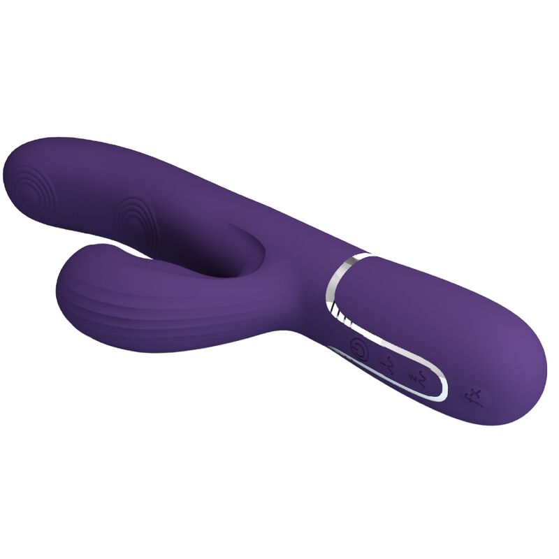 PRETTY LOVE - PERLITA VIBRADOR PUNT G 3 EN 1 MULTIFUNCIÓ MORAT
