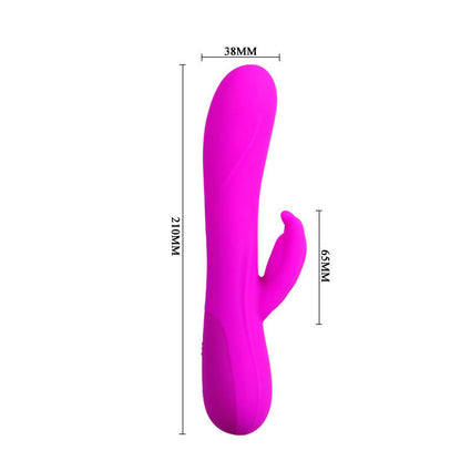 Pretty Love Flirtation Vibrador Estimulador Barrete in a sleek design, showcasing its unique shape and texture for stimulation.