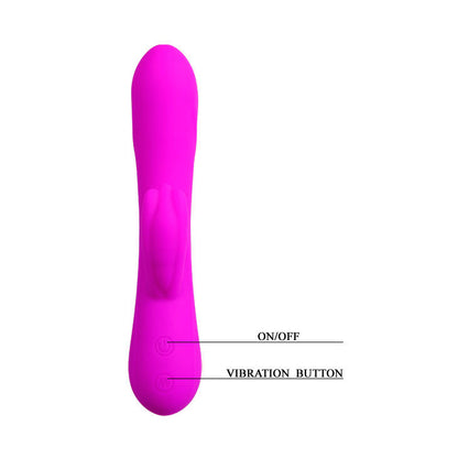 Pretty Love Vibrador Estimulador Barrete, a sleek and colorful vibrator designed for targeted stimulation.