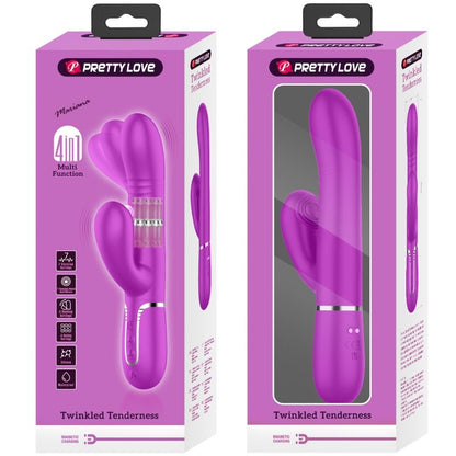 PRETTY LOVE - VIBRADOR PUNT G MULTIFUNCIÓ FÚCSIA