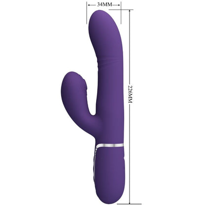 PRETTY LOVE - VIBRADOR PUNT G MULTIFUNCIÓ MORAT