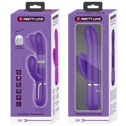 PRETTY LOVE - VIBRADOR PUNT G MULTIFUNCIÓ MORAT