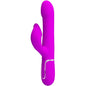 Vibrador rabbit Pretty Love Flirtation con perlas en color violeta, diseño ergonómico y estimulante para el placer.