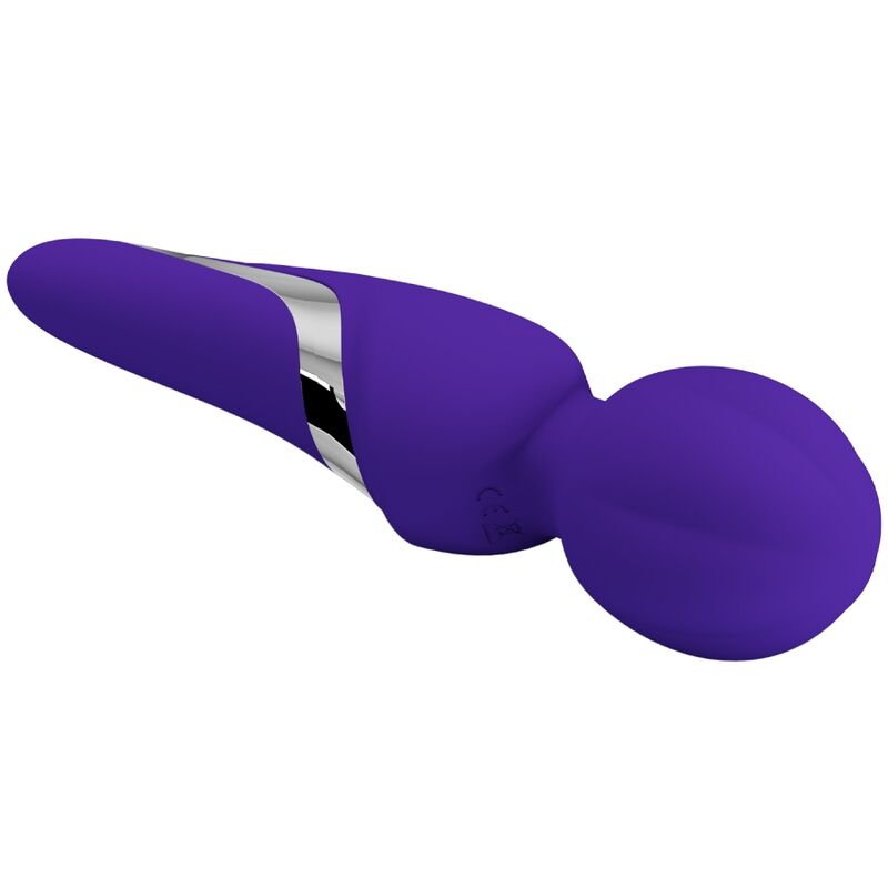 Vibrador wand violeta Pretty Love Walter de la marca Pretty Love Flirtation, con forma ergonómica y superficie lisa.