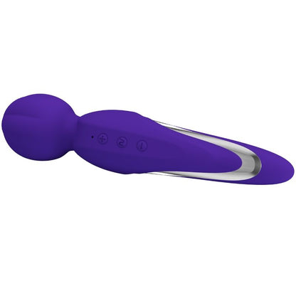 Vibrador wand violeta Pretty Love Walter de la marca Pretty Love Flirtation, con forma ergonómica y superficie lisa.