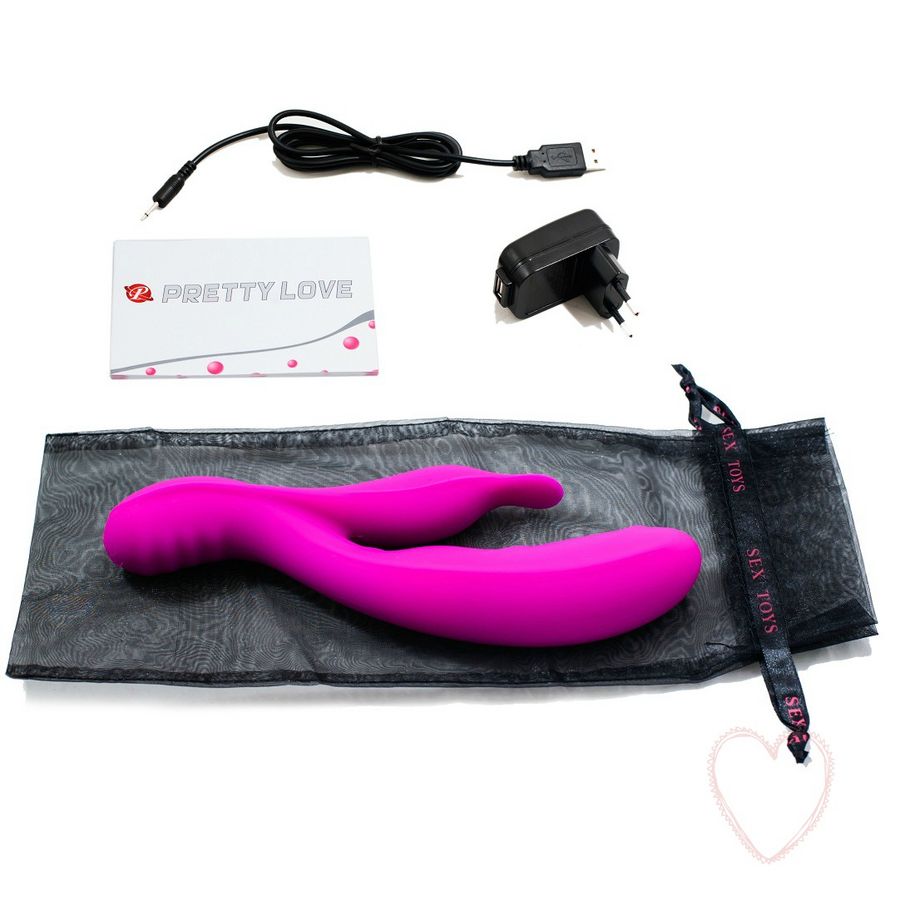 Purple PRETTY LOVE HIGH GRADE Bliss massager with ergonomic design and textured surface for enhanced comfort and stimulation.
