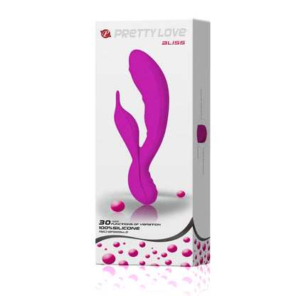 Purple PRETTY LOVE HIGH GRADE Bliss massager with ergonomic design and textured surface for enhanced stimulation.