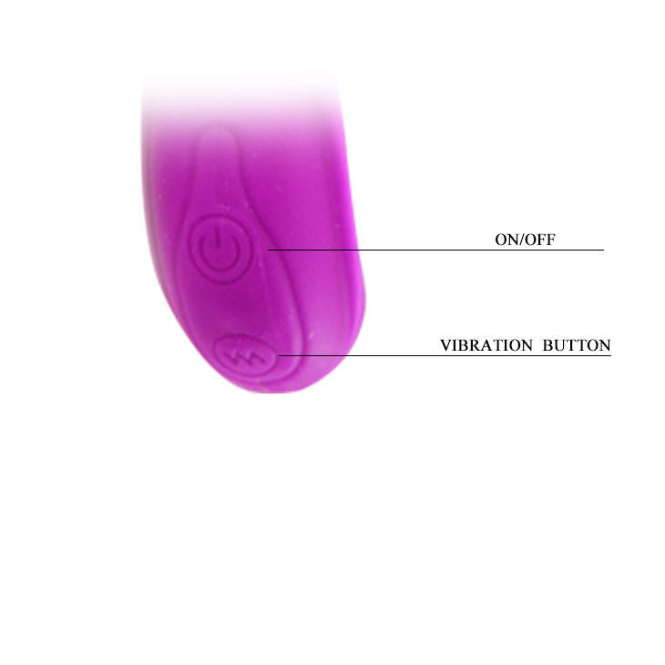 Purple PRETTY LOVE HIGH GRADE Bliss Massager with ergonomic design and textured surface for enhanced massage experience.