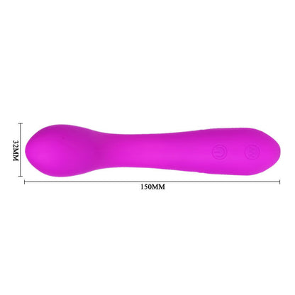 Masajeador lila Pretty Love Tony de alta calidad, con diseño ergonómico y controles fáciles para relajación y bienestar.