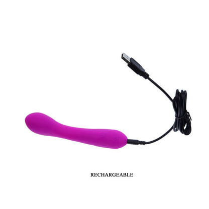 Masajeador Pretty Love Tony de color lila de alta calidad, diseño ergonómico para relajación y bienestar.