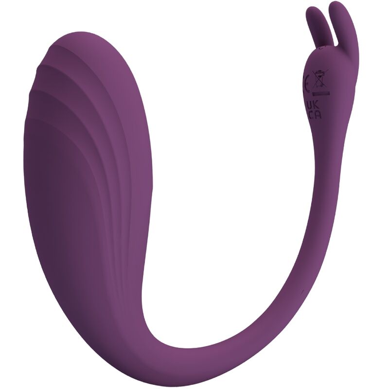 Vibrador PRETTY LOVE Catalina con control remoto y luz lila, diseñado para placer personal y estimulación íntima.