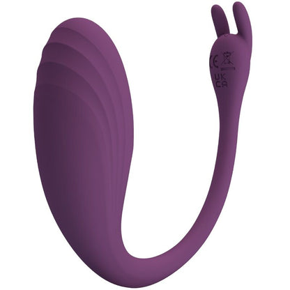 Vibrador para mujer PRETTY LOVE Catalina con control remoto y luz LED lila, diseño elegante y funcional.