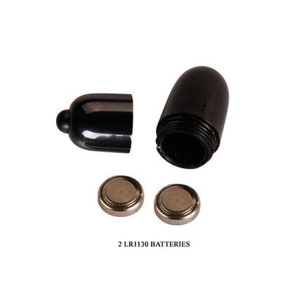 Anillo vibrador negro de Pretty Love Bertram, diseñado para uso masculino, con detalles y textura visible en la imagen.